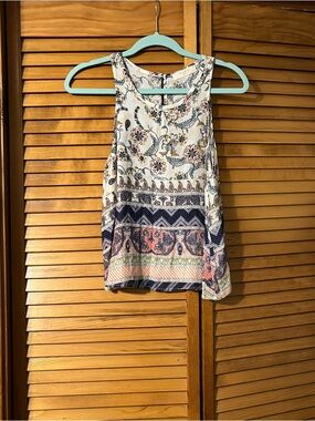 Elodie Floral Paisley Sleeveless Tank